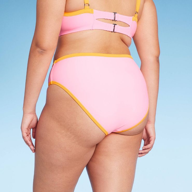 Women's Colorblock High Leg Cheeky Bikini Bottom - Wild Fable™ | Target