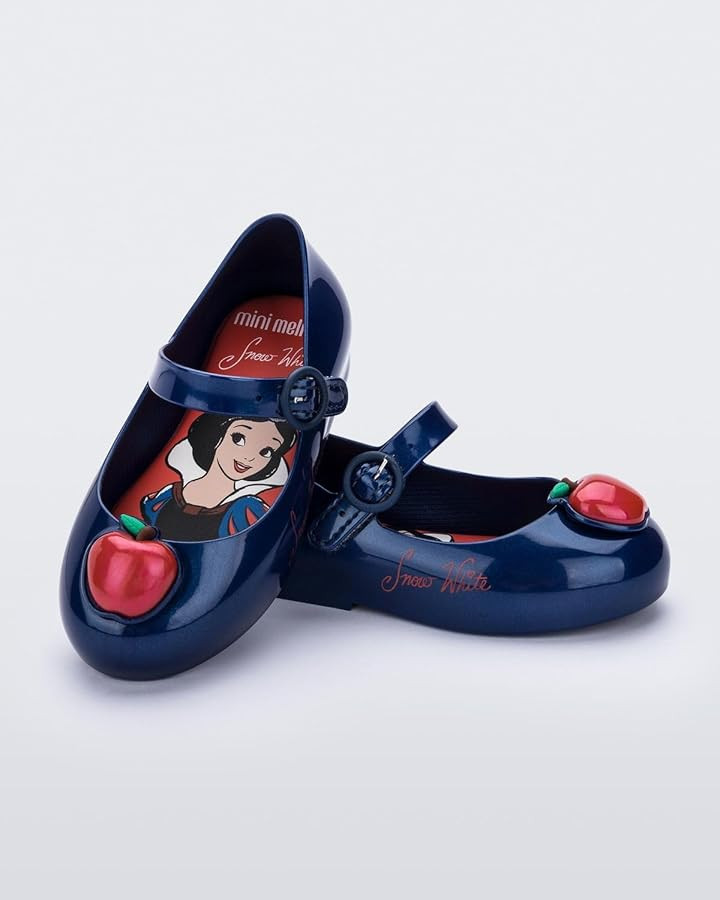 mini melissa Girl's Sweet Love + Disney Princess Mary Jane Jelly Flat for Toddlers & Babies - Jel... | Amazon (US)