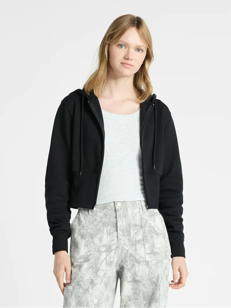 No Boundaries Fleece Zip Hoodie, Women's | Walmart (US)