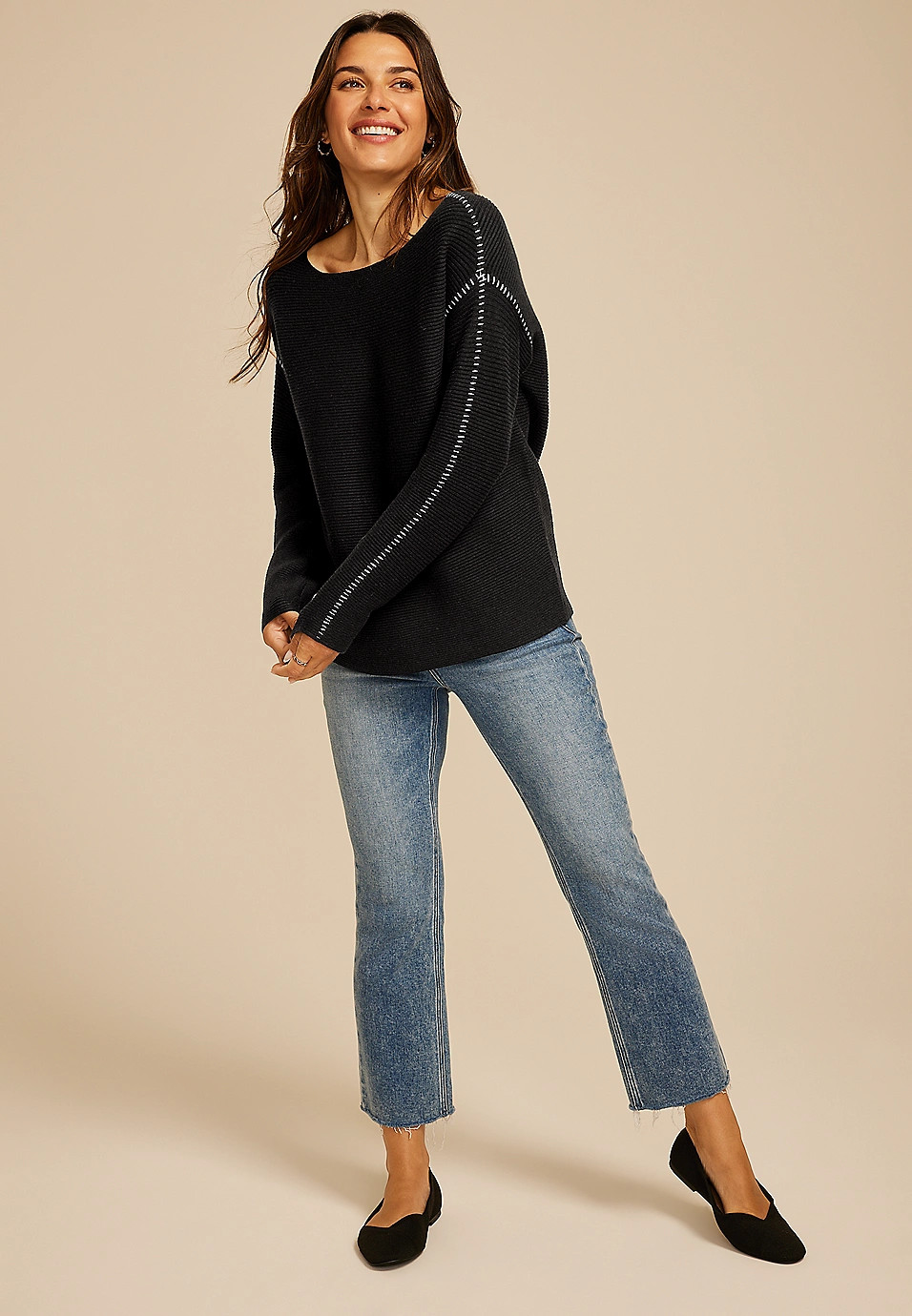 Whipstitch Sweater | Maurices