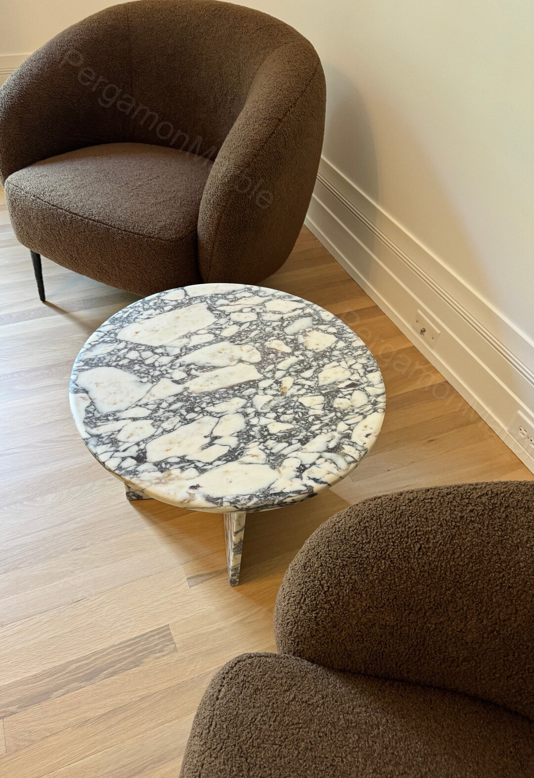 Calacatta Viola Marble Coffee Table Handmade From Real Marble and Fast Shipping You Can Choose th... | Etsy (US)