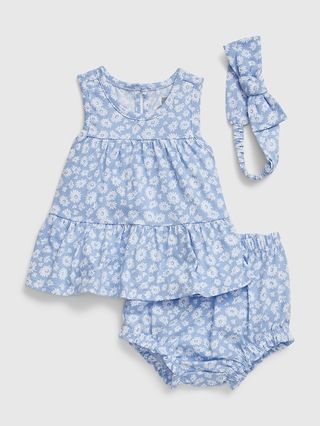 Baby Peplum 3-Piece Outfit Set | Gap (US)