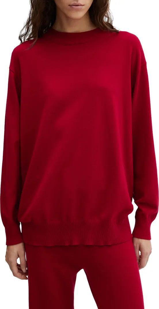 Oversize Mock Neck Sweater | Nordstrom