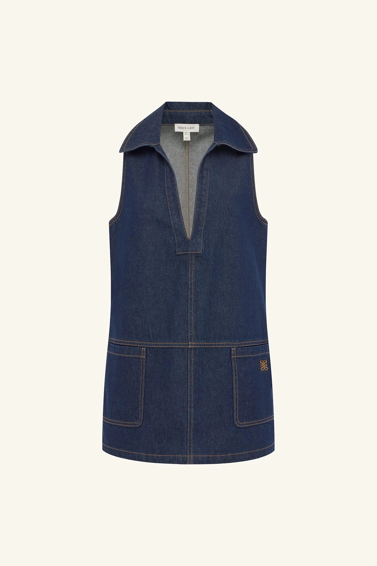 Rita Collared Shift Mini Dress | Deep Indigo | Dresses | Shona Joy | Shona Joy