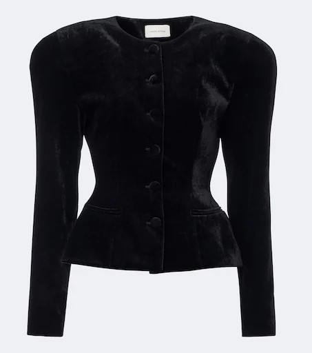 Peplum velvet blazer | Mytheresa (US/CA)