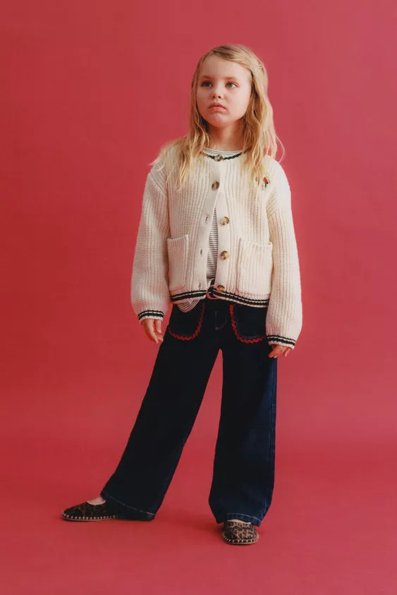 MINNIE MOUSE © DISNEY EMBROIDERED CARDIGAN | Zara US