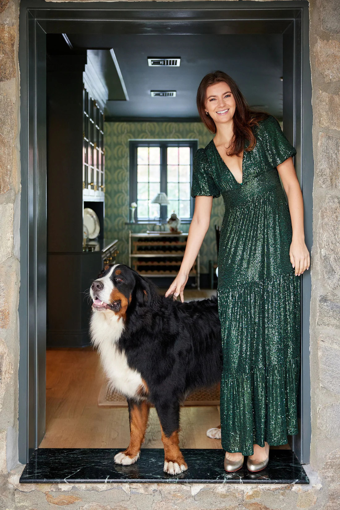Emerald Ava Sequin Maxi Dress | Sail to Sable