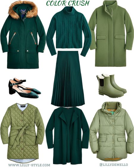 Loving Shades of green lately. The fall and winter coats are stunning. The pleated skirt is a must have for the season. 


#LTKsalealert #LTKstyletip #LTKshoecrush