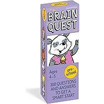 Brain Quest Preschool Q&A Cards: 300 Questions and Answers to Get a Smart Start. Curriculum-based... | Amazon (US)