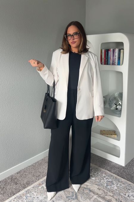 Wearing an XL bodysuit & 34L pant! 

#LTKmidsize #LTKplussize