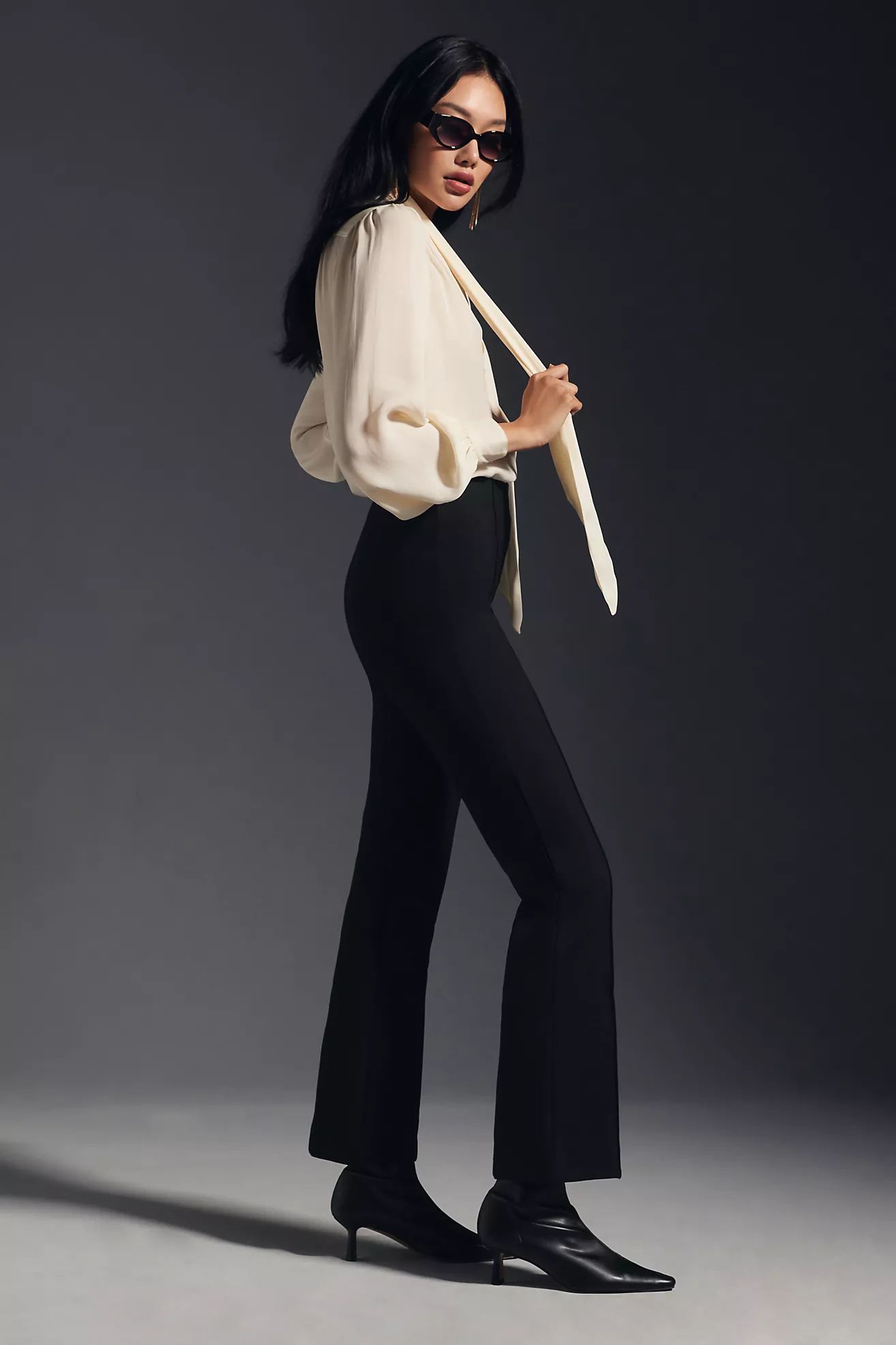 The Margot Kick-Flare Cropped Pants by Maeve | Anthropologie (US)