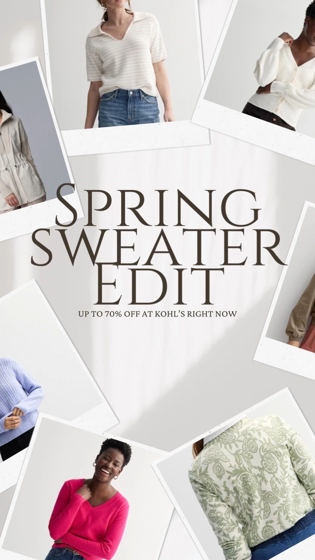 Shop my Spring Sweater Edit at Kohls!
Stay warm with the lingering cool breeze of Spring blowing in with the adorable spring sweaters 🩷 Shop @Kohl's right now for up to 70% off and $10 kohls cash rewards towards future purchases 🙂‍↔️ 

#LTKspringtrends #LTKSaleAlert #LTKSpringSale