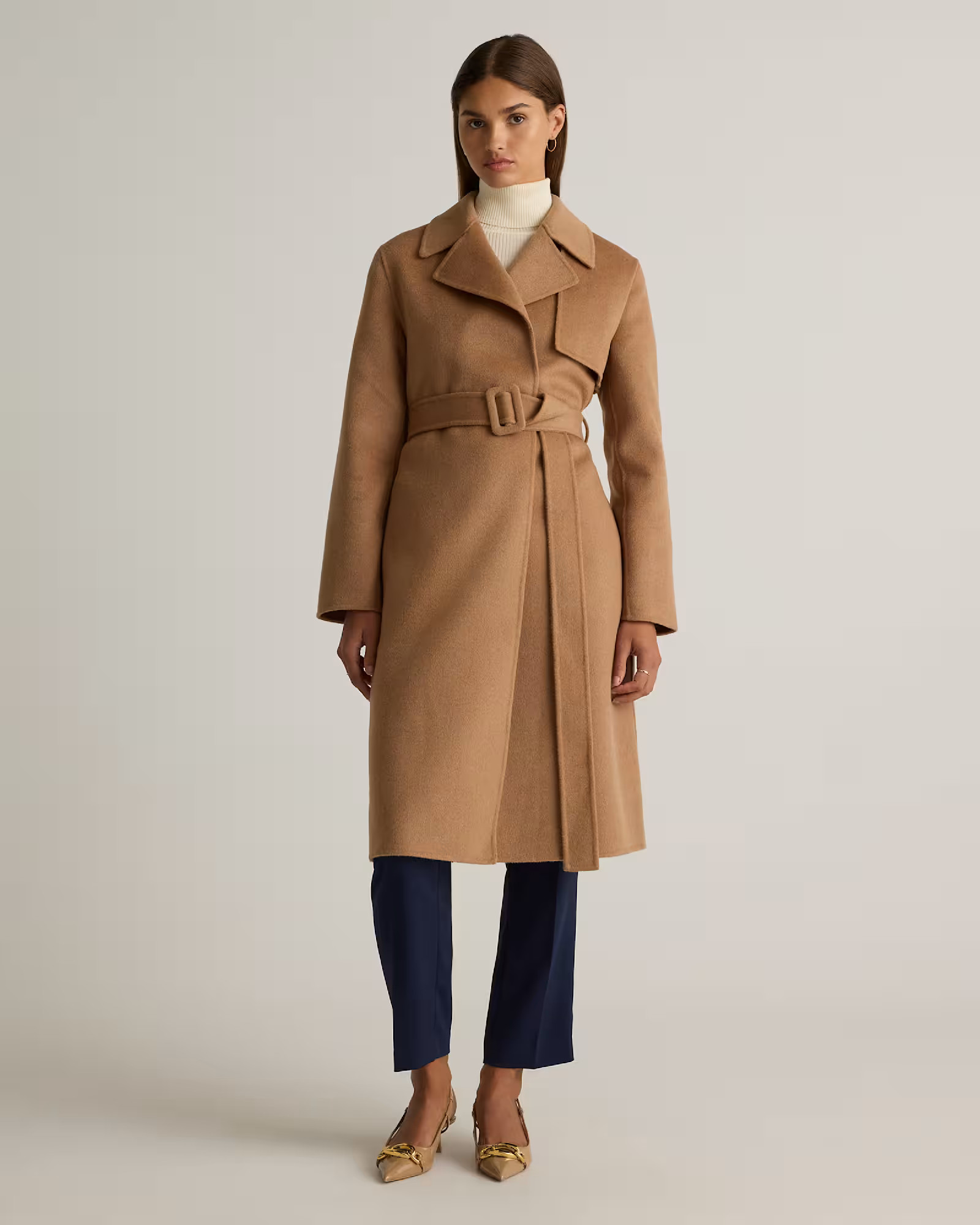 Double-Faced Merino Wool Trench Coat | Quince