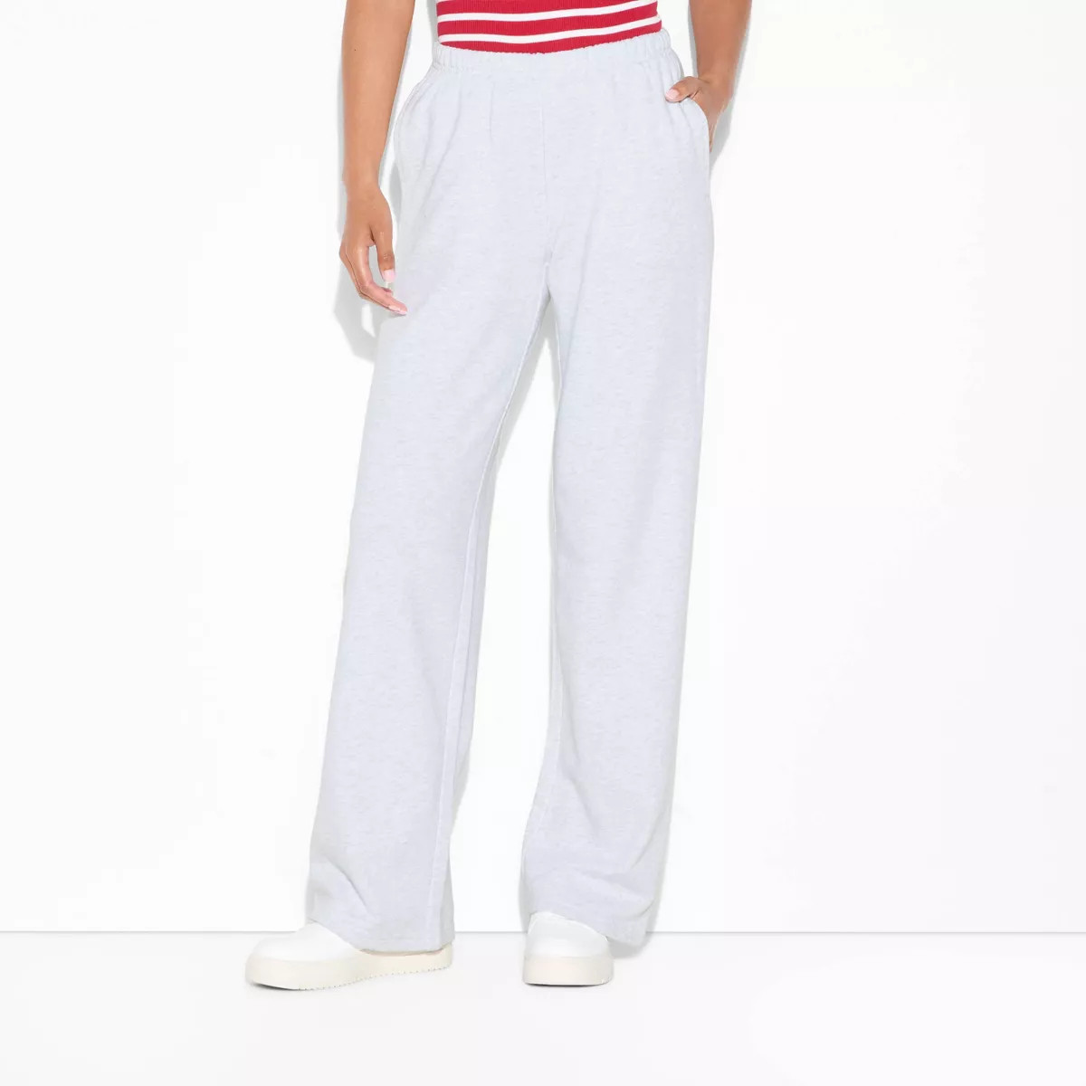 Women's Mid-Rise French Terry Sweatpants - Wild Fable™ | Target