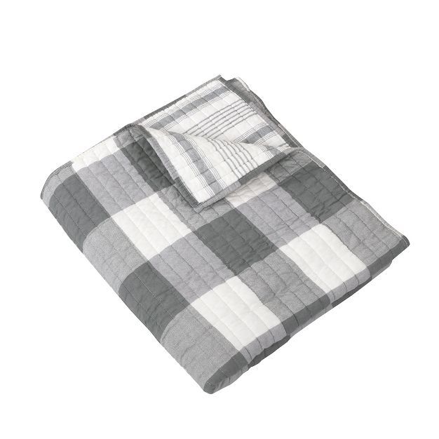 Camden Grey Quilted Throw - Levtex Home | Target