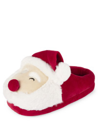 Unisex Kids Matching Family Santa Slippers - red | The Children's Place