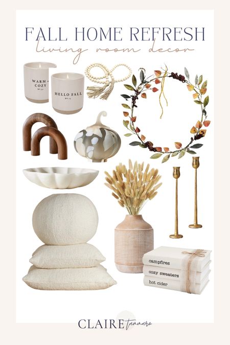 Fall home refresh: living room decor from Amazon and Anthropologie! Fall decor, fall home decor, amazon home decor, amazon decor, Anthropologie home, neutral fall decor, simple fall decor

#LTKhome #LTKSeasonal