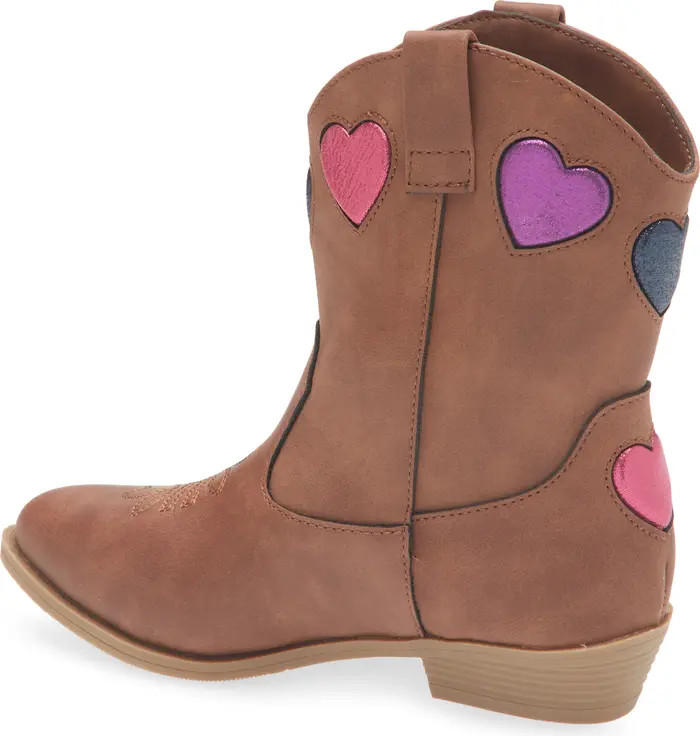 Kids' Clarra Heart Western Boot | Nordstrom