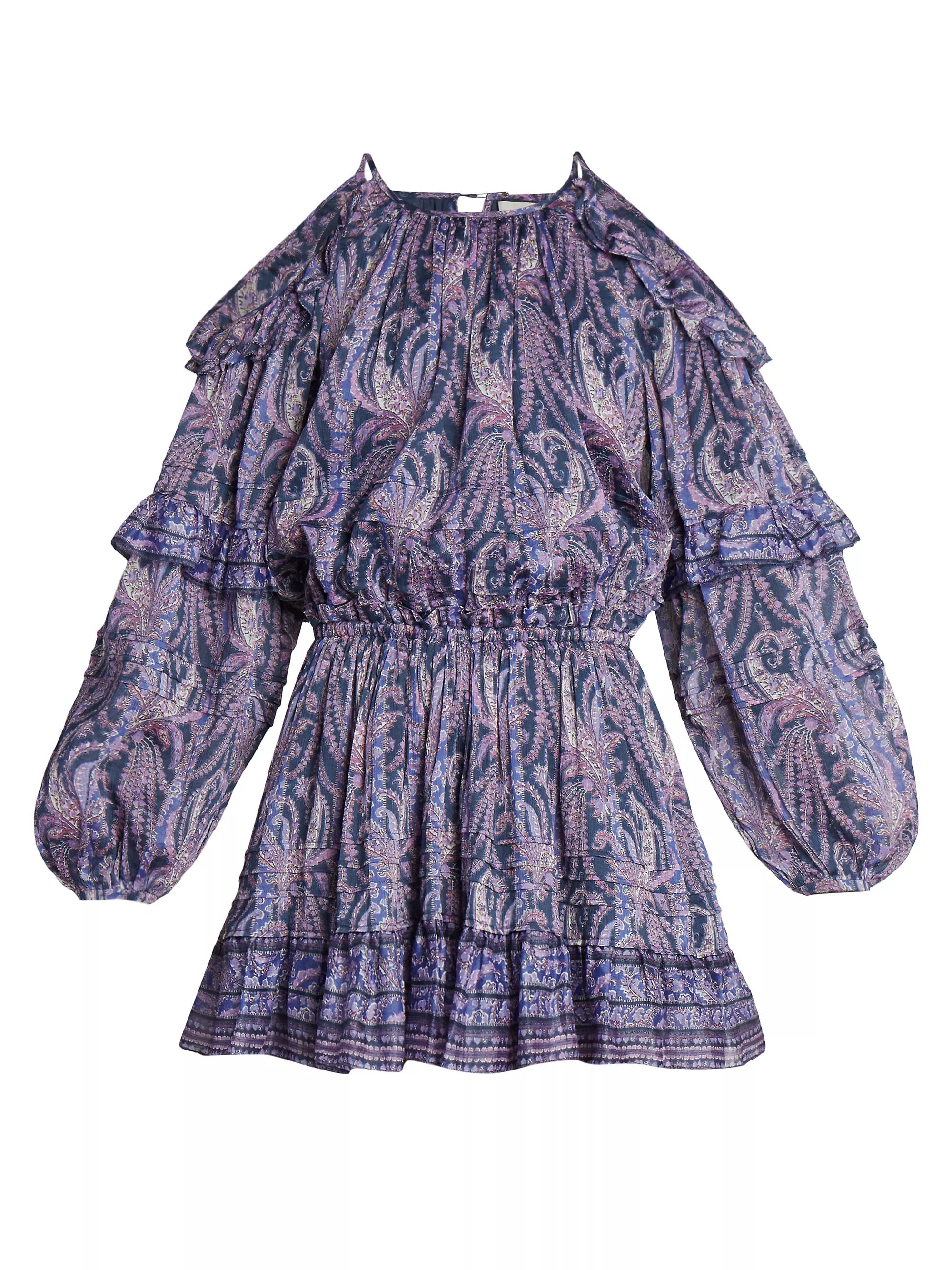 Gabinia Paisley-Printed Minidress | Saks Fifth Avenue