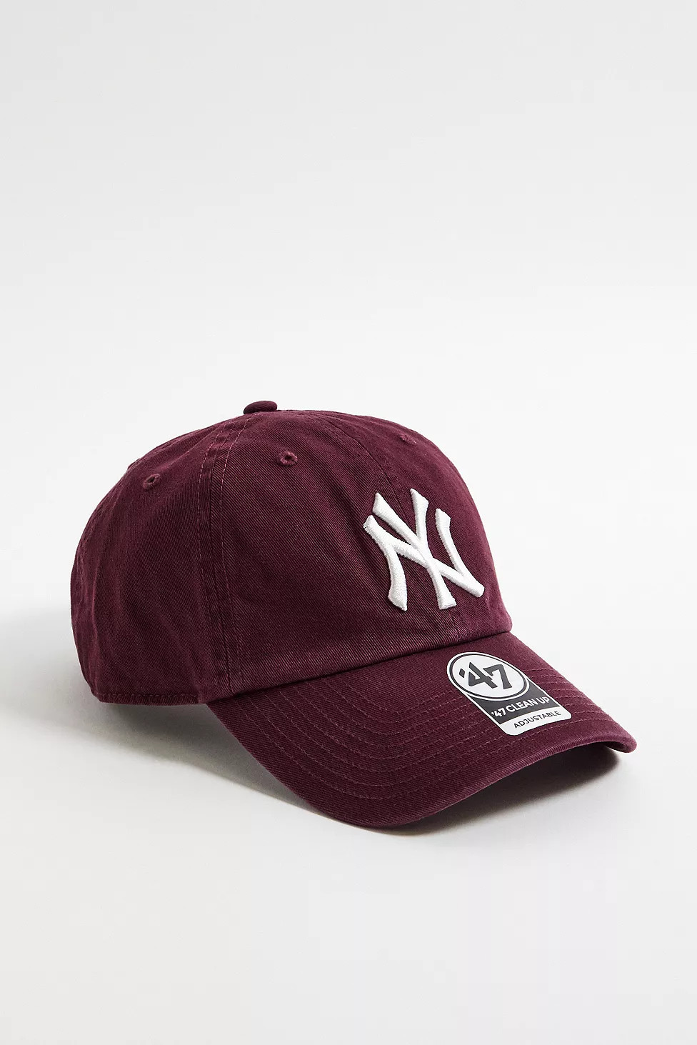 '47 Brand NY Yankees Burgundy Baseball Cap | Urban Outfitters UK