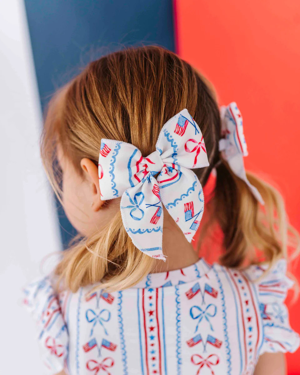 Liberty & Bows for All Woven Piggy Clip | Bums & Roses