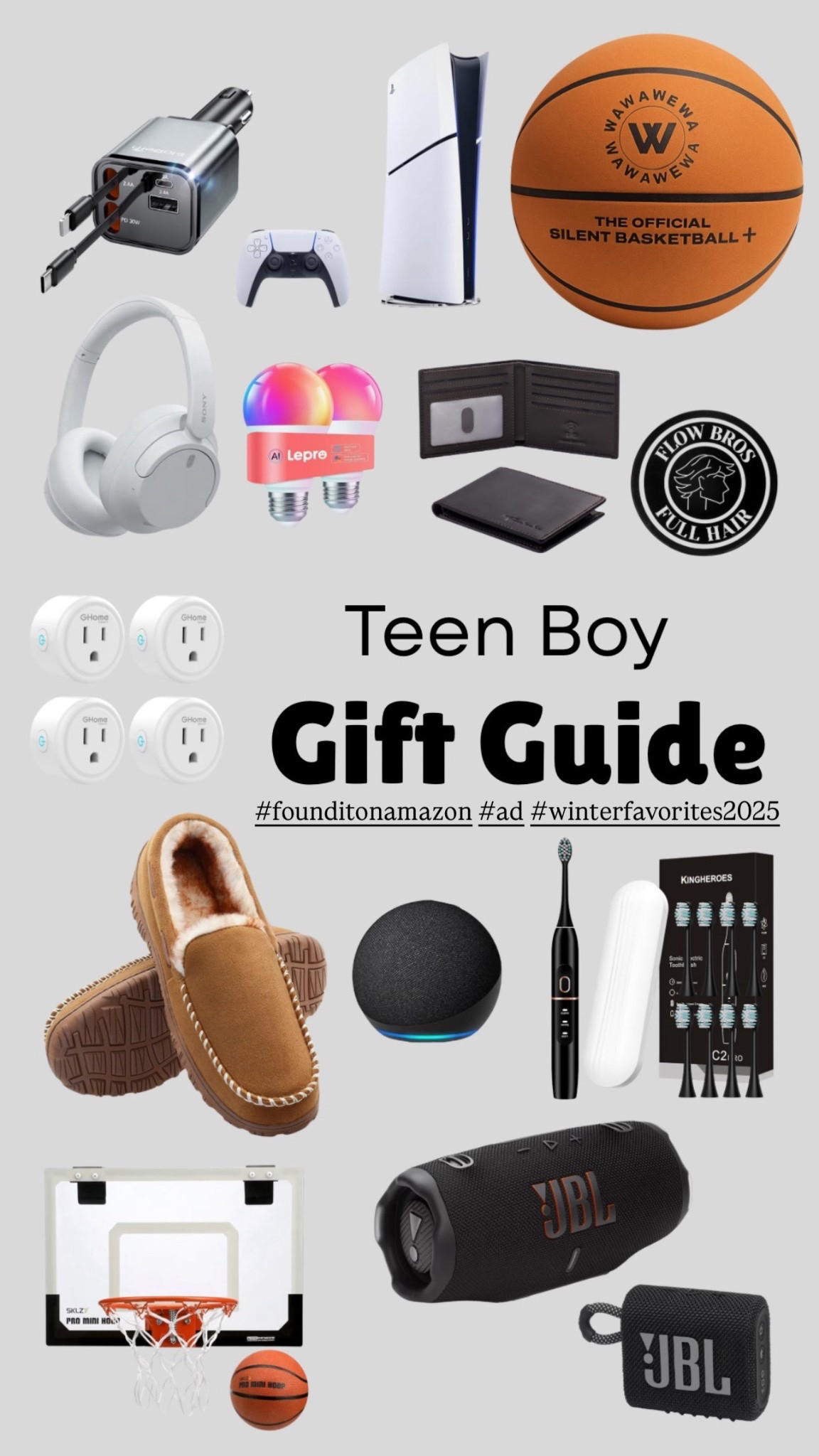 Teen Boy Gift Guide - Gifts start at $10!

#founditonamazon #ad @amazon
#WinterFavorites2025

#LTKCyberWeek #LTKHoliday #LTKGiftGuide