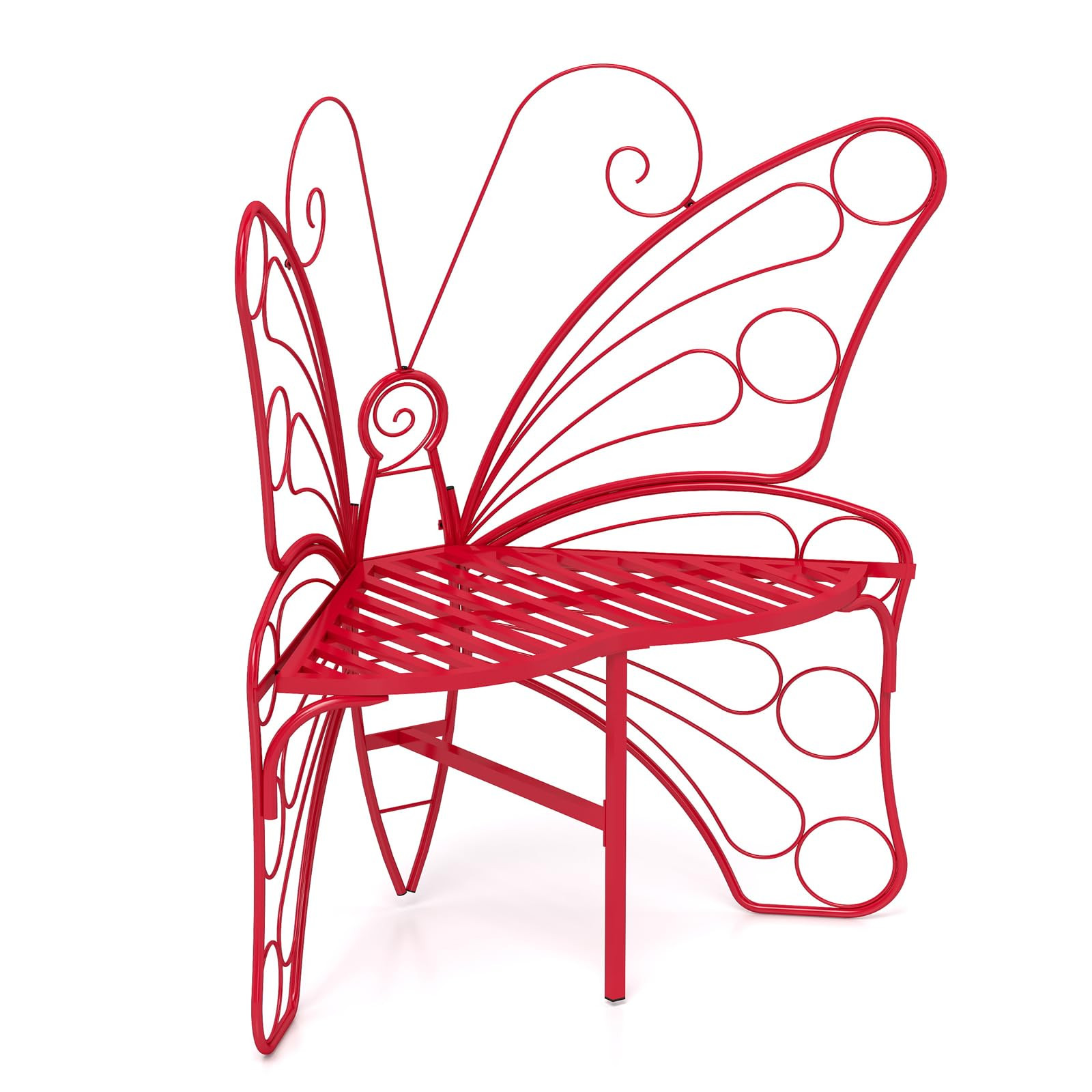 Butterfly Garden Bench, Double Seats Outdoor Bench, Black Patio Bench Thickened Metal Frame for G... | Amazon (US)