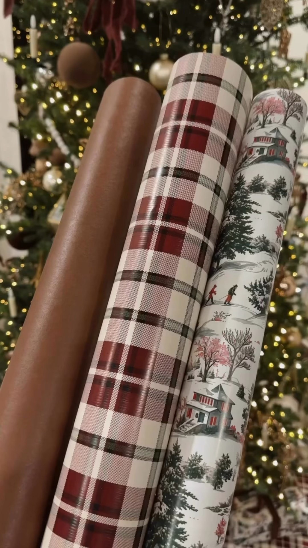 Don’t miss an opportunity to personalize your wrapping this year & bring a handmade touch to it. 

🎁 First off, paper. When you’re looking to mix your wrapping paper, an easy rule of thumb is select a solid color, a geometric print (like a stripe or plaid), and a more organic print (floral, winter scene, holly, etc.) in a coordinating color scheme. 

🏷️ Next are the gift tags, which are a wonderful way to add a handmade, personal touch. I incorporated stamps this year, which added some nostalgia. 

🎀 To attach the gift tags you can hole punch them & tie them on with ribbon or add tape to the back to stick them on. 

🤎 Another fun idea is monochromatic wrapping, like this matte chocolate brown wrapping paper & the satin chocolate brown ribbon. It will make your gift look elevated & chic. 

Hope you feel inspired! Happy wrapping! 
.
.
.
.
.
.
.
.
.
.
.
.
.
.
.
.
.
.
.
Wrapping tips | Christmas wrapping paper | my wrapping paper | velvet ribbons | monochromatic wrapping | lovely wrapping | beautifully wrapped gifts | Christmas wrapping ideas | elegant wrapping ideas | old world Christmas | classic Christmas wrapping

#LTKHoliday #LTKSeasonal