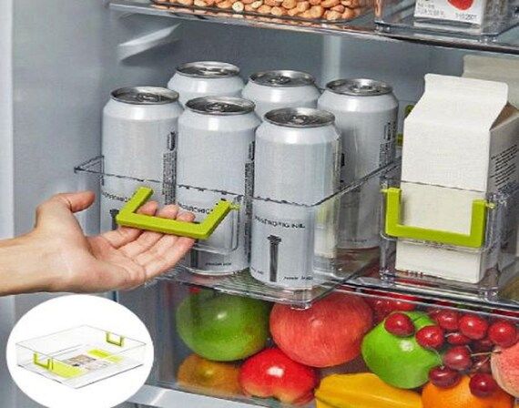 Multi-Purpose Kitchen Fridge Freezer Space Saver Organizer Drawer Refrigerator Storage Box Rack S... | Etsy (US)