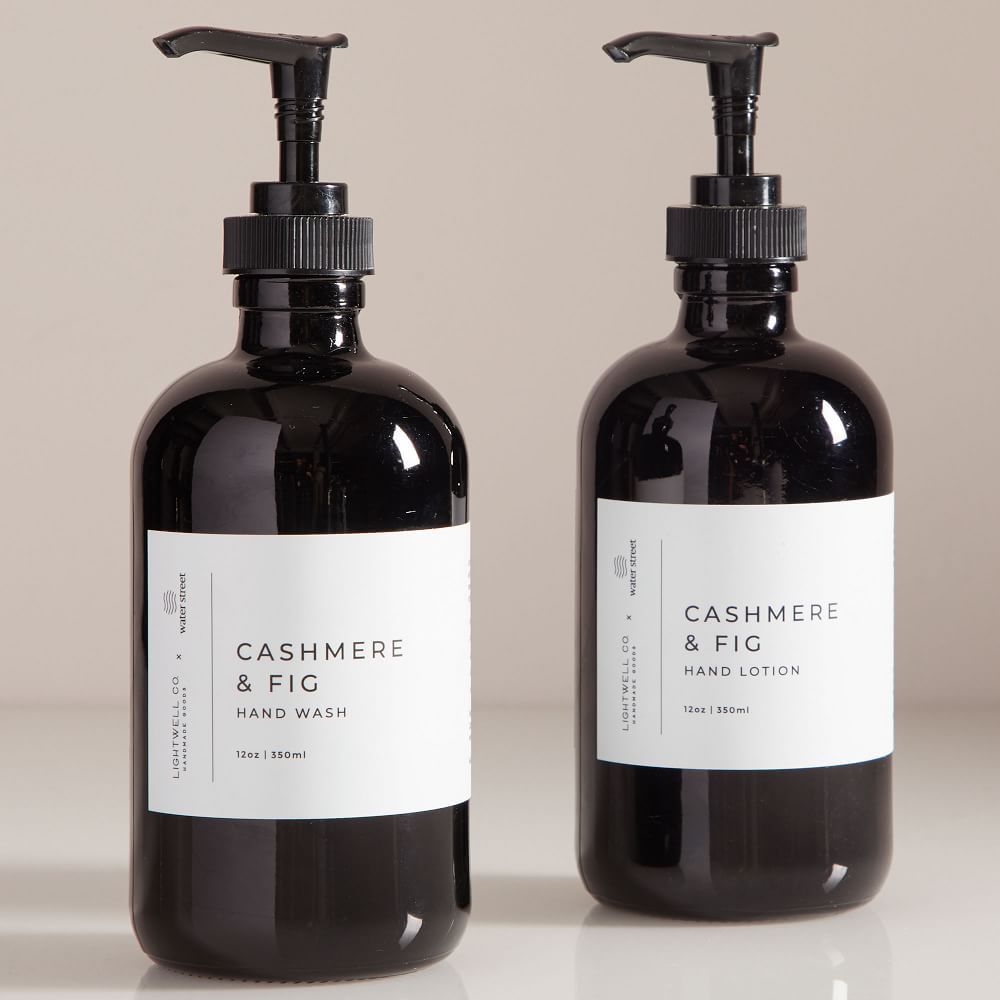 Lightwell x water street Hand Soap &amp; Lotion - Cashmere &amp; Fig | West Elm (US)