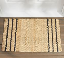 Three Striped Jute Doormat | Pottery Barn (US)
