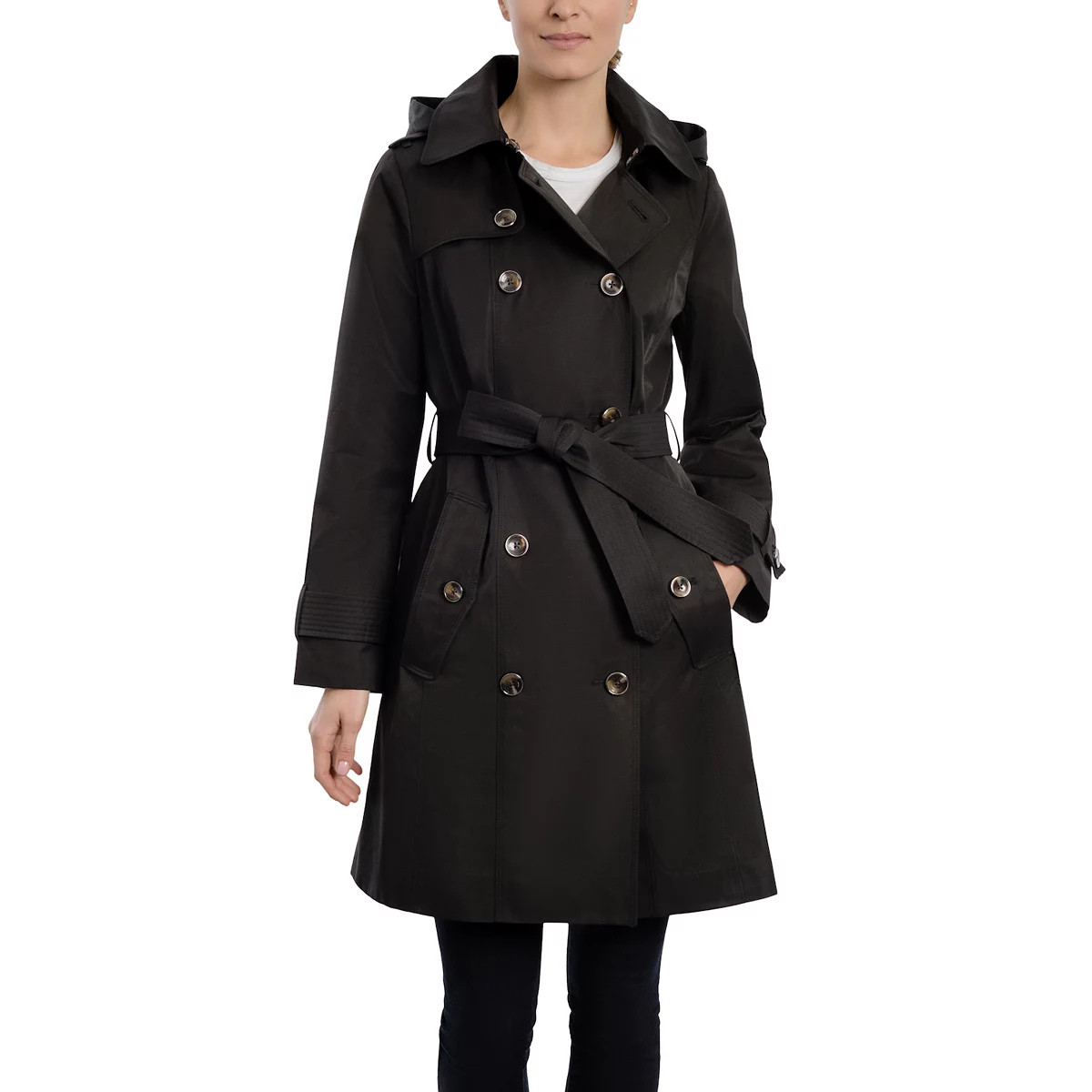 Women's London Fog Double-Breasted Trench Coat | Kohl's