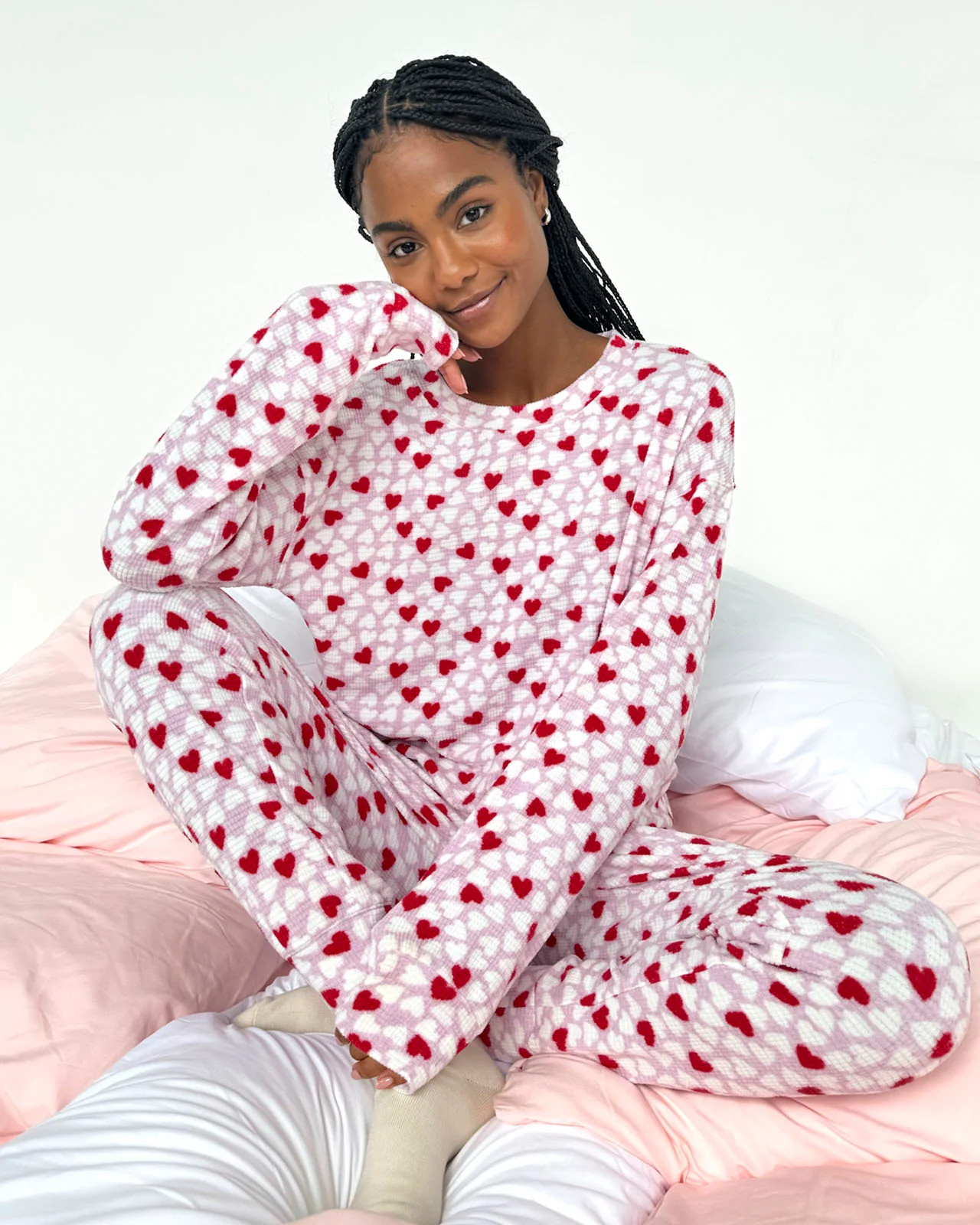 Candy Heart Marna Waffle PJ Set | Splendid