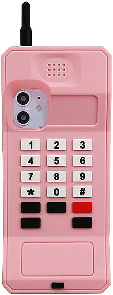 UnnFiko 3D Silicone Case Compatible with iPhone 12, Retro Classic Creative Soft Rubber Bumper Cov... | Amazon (US)