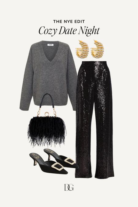 NYE Outfit Ideas 🪩 // NYE outfit, NYE party outfit, New Years Eve outfit idea, New Years Eve outfit, NYU party, NYE outfit, NYE look, NYE pants, sequin pants, sequin wide leg pants

#LTKSeasonal #LTKHoliday #LTKparties