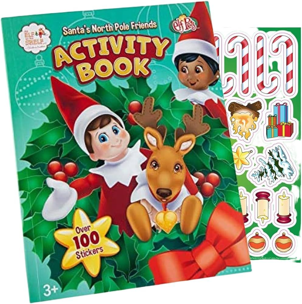 The Elf on the Shelf Santa's North Pole Friend Activity Book | Amazon (US)