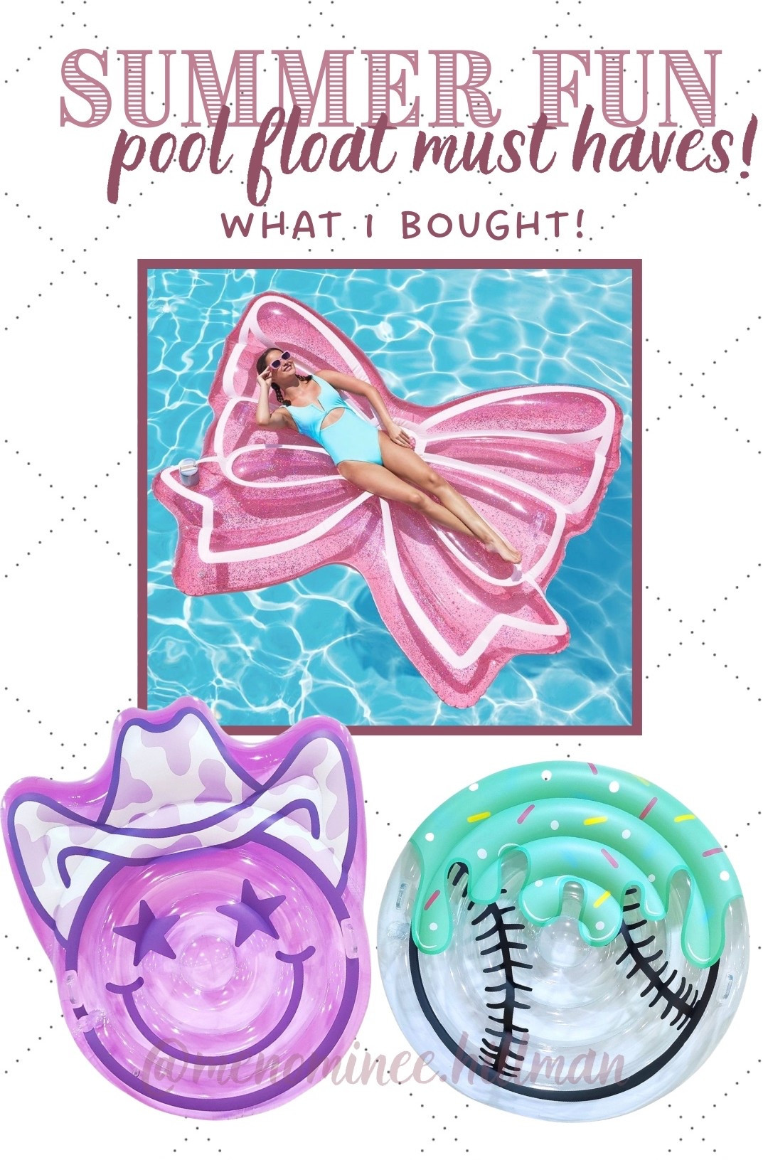 Pool days are officially calling ☀️👙
I may have gone a little overboard on the cute pool floats this year but these were too fun not to grab! And yes, I bought all three 😂 but come on, $19.99  at Sam’s Club y’all !!! 😎🙌🏻

#summer #ltksummer #pool #samsclub #walmart #swim

#LTKSeasonal #LTKSwim #LTKHome