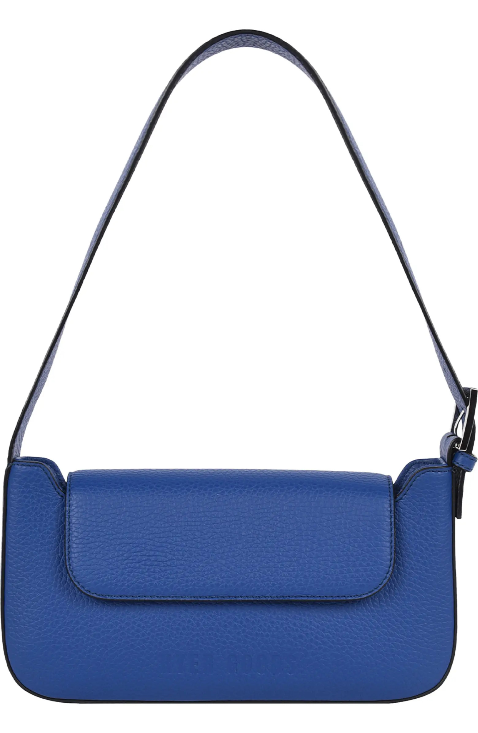 Upcycled Leather Shoulder Bag with Buckle | Nordstrom