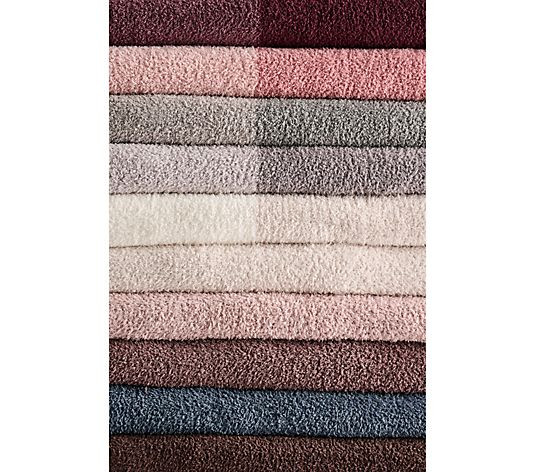 Barefoot Dreams CozyChic 45x60 Tri-Color or Solid Blanket - QVC.com | QVC