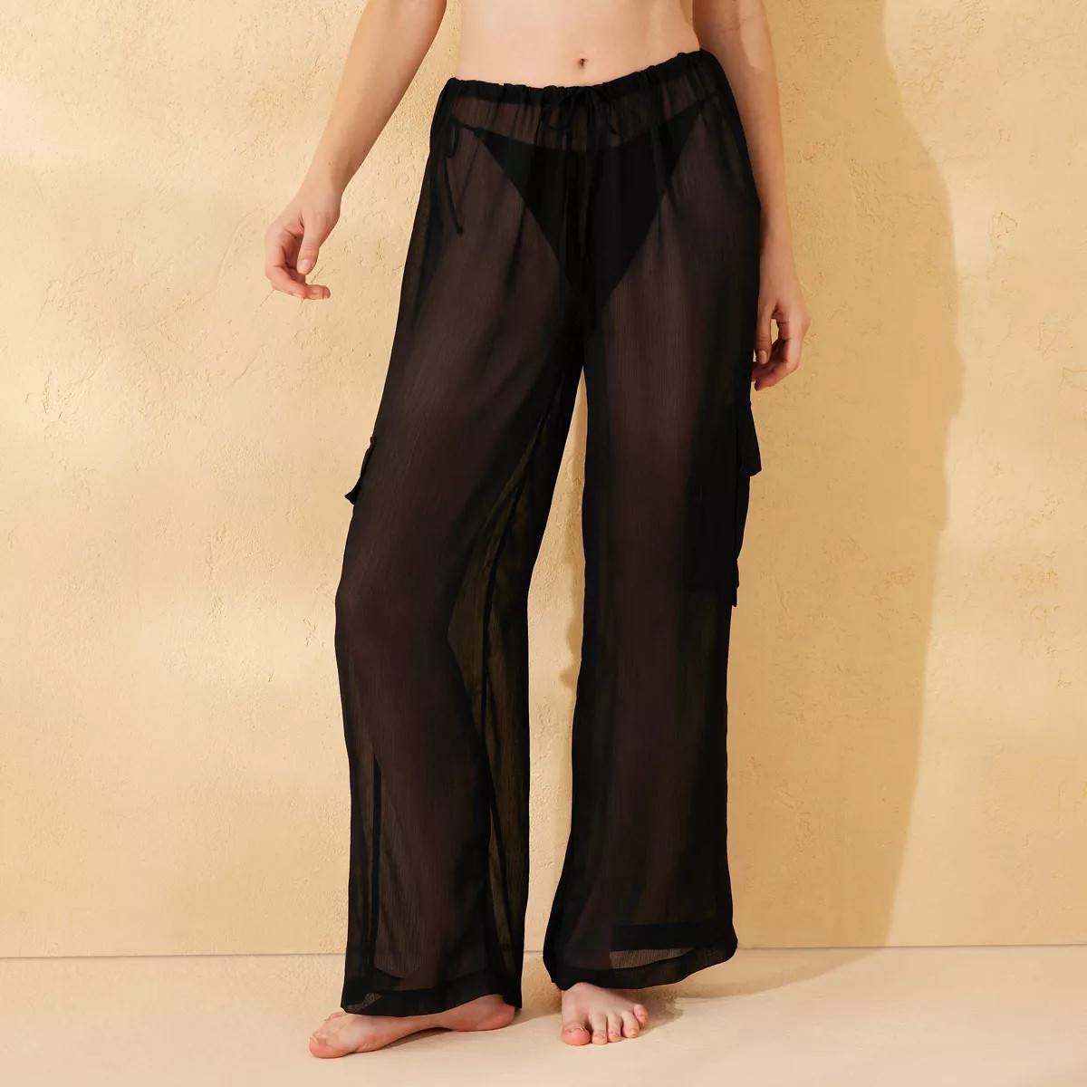 Women's Chiffon Swim Cover Up Cargo Pants - Wild Fable™ | Target