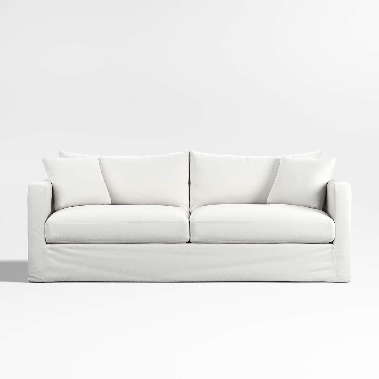 Willow II Slipcovered Sofa + Reviews | Crate & Barrel | Crate & Barrel
