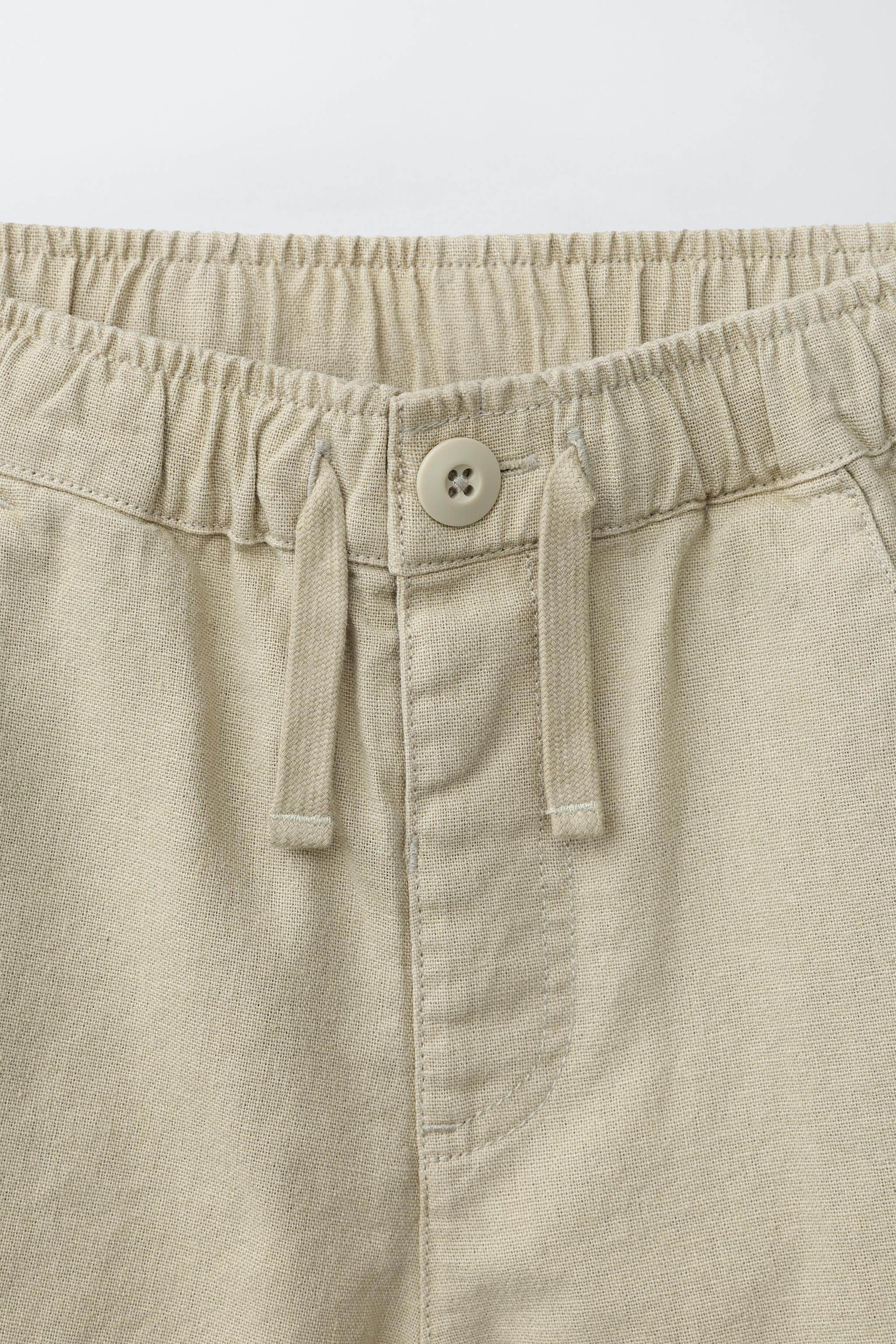 LINEN AND COTTON SHORTS | Zara US