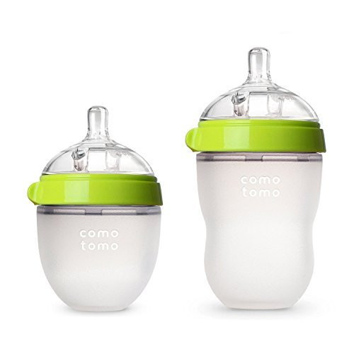 Comotomo Natural Feel Bundle - 2 Items (Green, 5oz + 8oz) | Amazon (US)