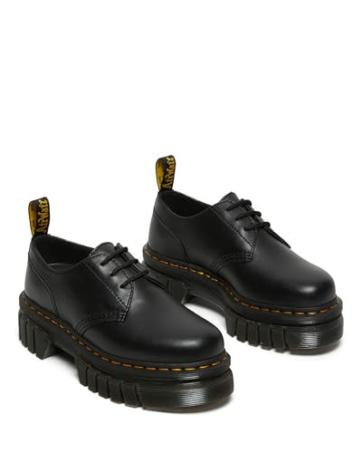 Dr. Martens Women's Audrick 3-Eye Shoe Oxford, Black Nappa Lux, 9 | Amazon (US)