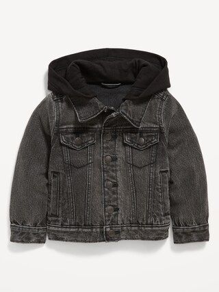 Hooded Jean Trucker Jacket for Toddler Boys | Old Navy (US)