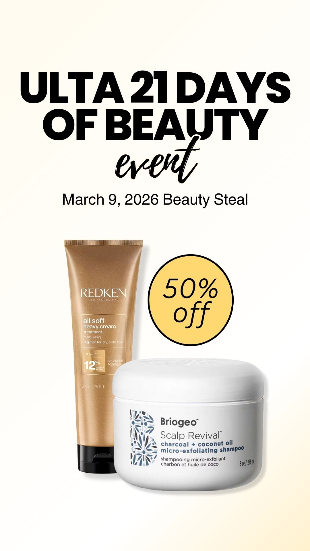 @ulta 21 Days Of Beauty picks of the day. 

 #relaxedhair #haircare #hairproducts 

#LTKSaleAlert #LTKBeauty