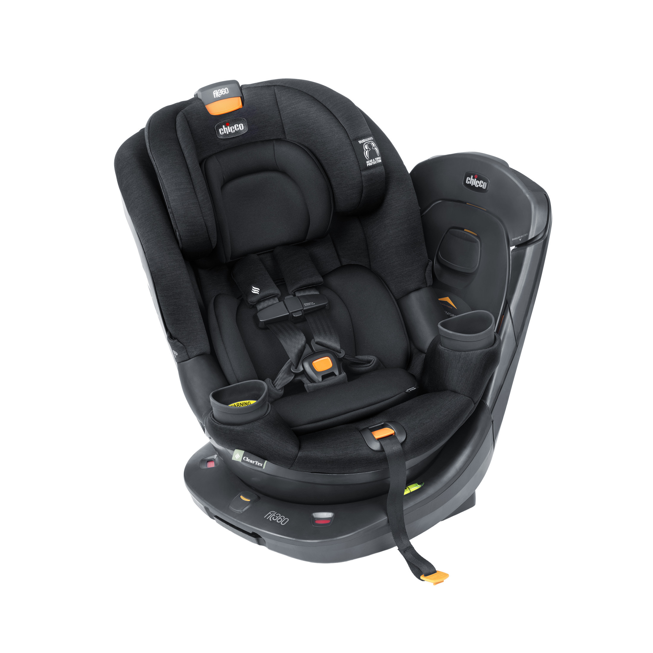 Chicco Fit360 ClearTex Rotating Convertible Car Seat  - Black (Black), New | Walmart (US)