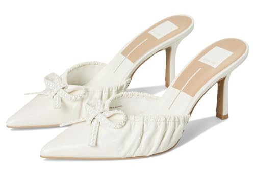 Dolce Vita Women's Kairi Pearl Ballet Flat, White Crinkle Patent, 9.5 | Amazon (US)
