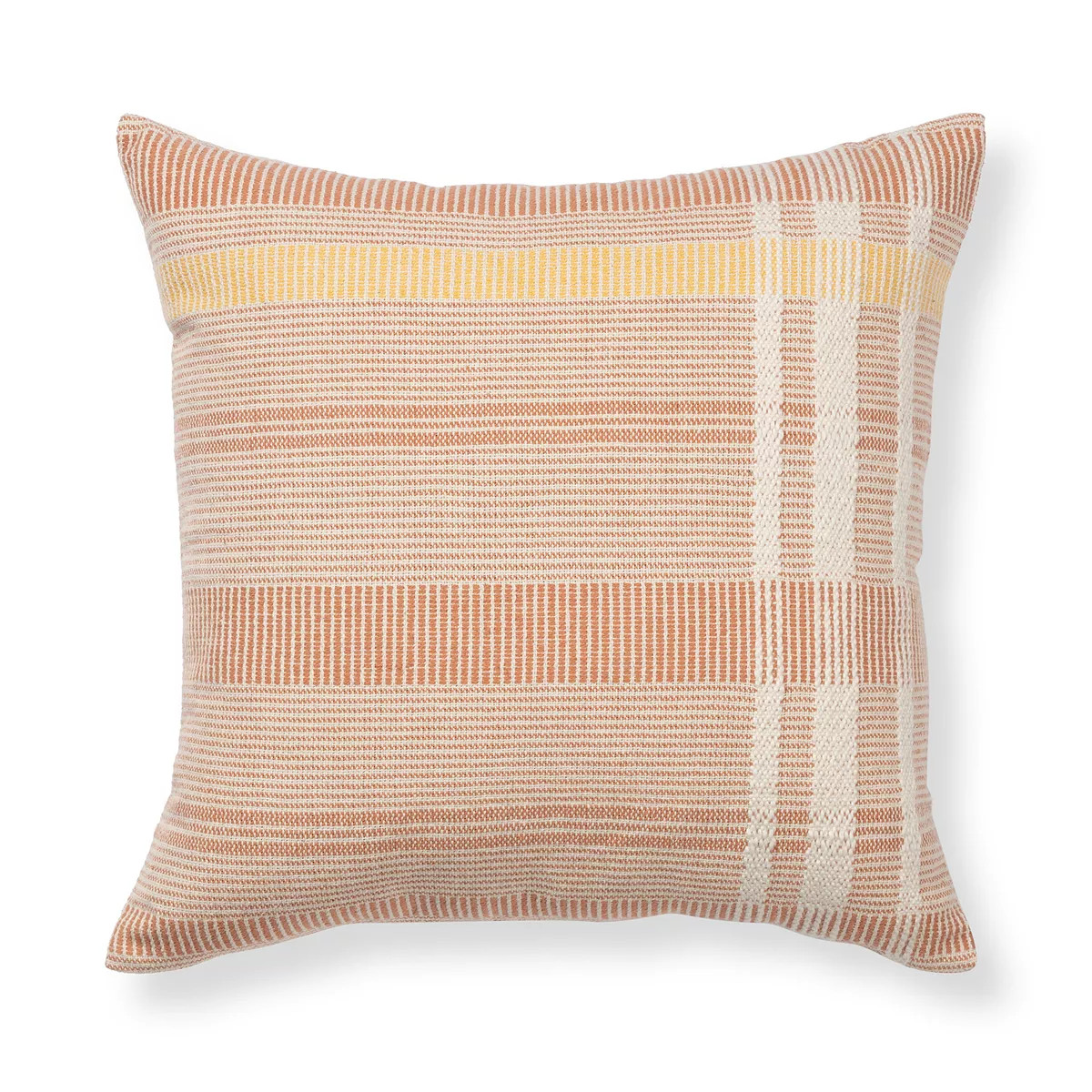 Sonoma Goods For Life® Feather Filled Woven Plaid Throw Pillow | Kohl's
