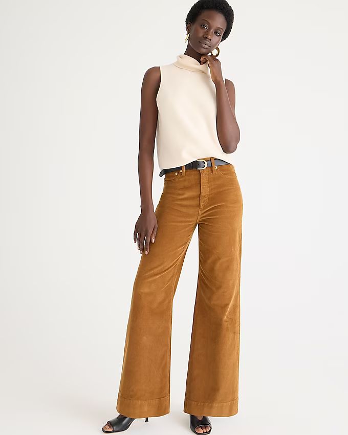 Tall wide-leg corduroy trouser | J.Crew US